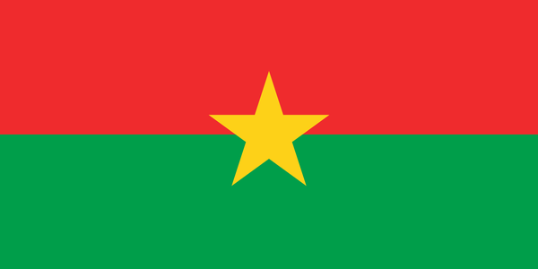 Drapeau Burkina Faso